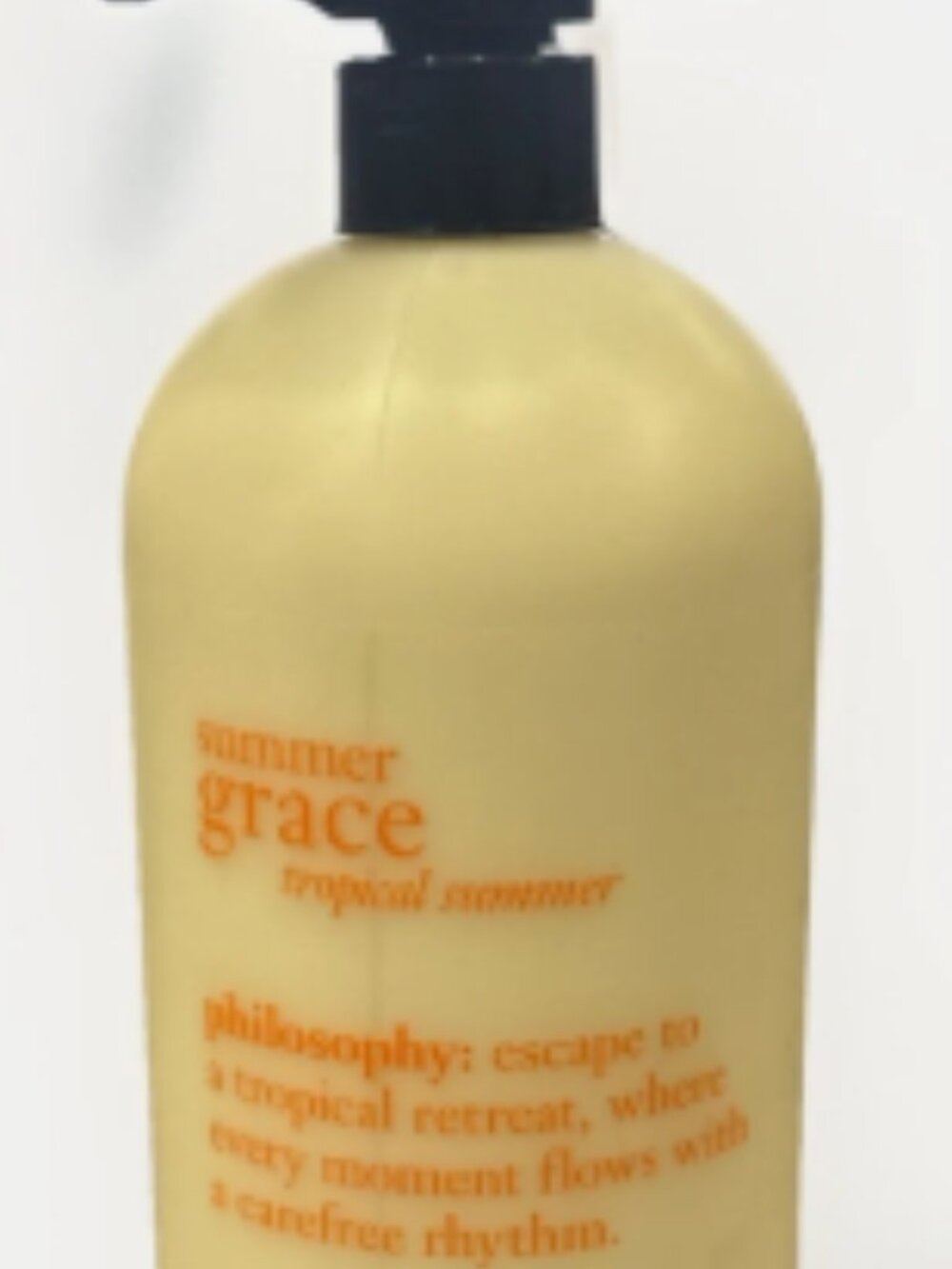 NIB Philosophy Pure Grace Tropical Summer Firming Body Emulsion 32 oz Jumbo